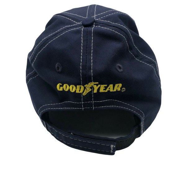 Goodyear Support Our Troops American Flag Give Back Navy Blue Hat - Picture 3 of 5